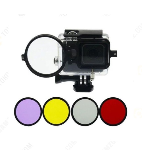 GP200 58mm UV CPL ND Filter Kit Set For GoPro Hero5 Black Waterproof Housing Case